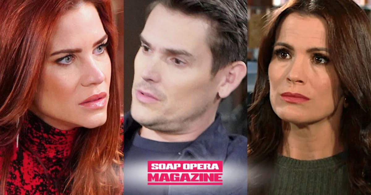 Sally Spectra confronts Adam and Chelsea on Young and the Restless