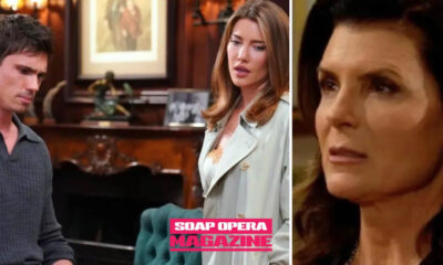 Steffy Forrester Finnegan looking betrayed on Bold and the Beautiful