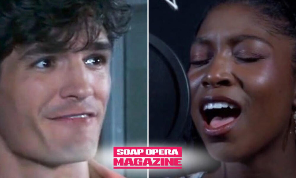 Trina Robinson caught between Kai and Simon on General Hospital