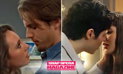 Will Spencer caught between Melissa Dylan and Electra Forrester on Bold and the Beautiful