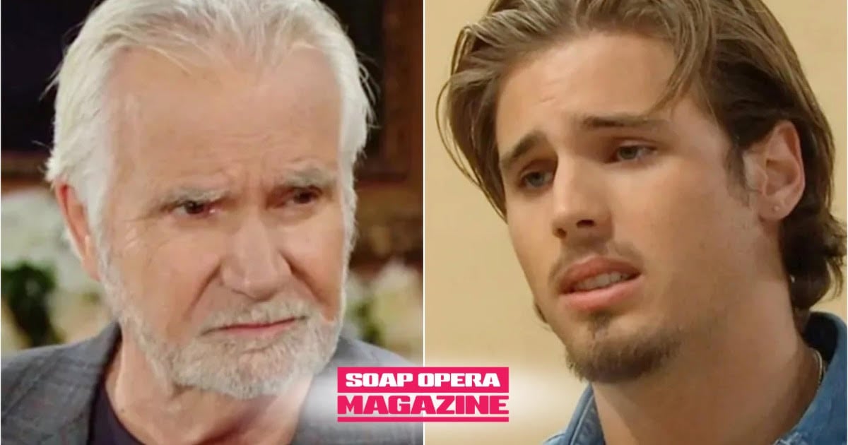 Will Spencer looks tense on The Bold and the Beautiful