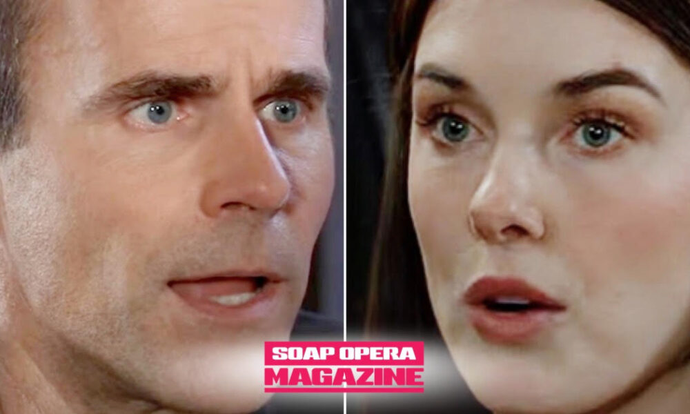 Willow Cain looks panicked as Drew Cain regains movement on General Hospital
