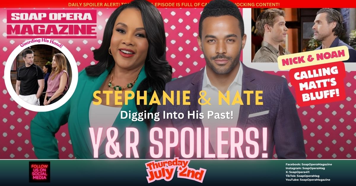 Young and the Restless Spoilers (Y&R Spoilers) Nate Hastings July 2