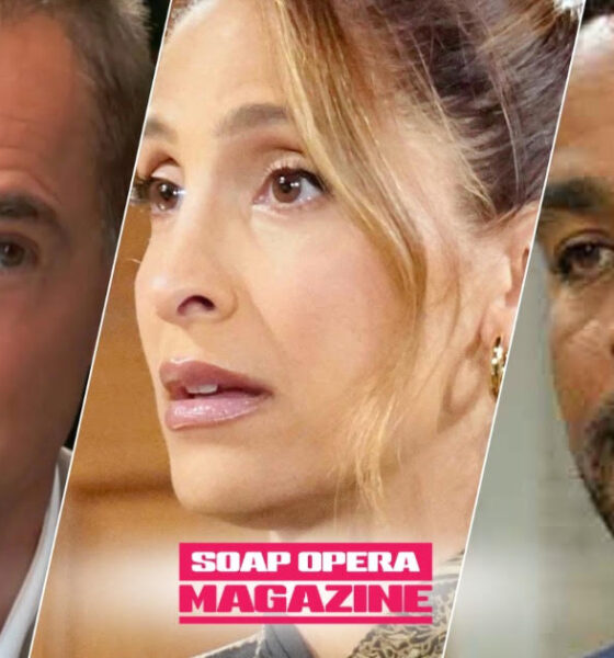 Billy Abbott smirks as Lily Winters fumes and Nate Hastings looks hopeful on The Young and the Restless