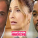 Billy Abbott smirks as Lily Winters fumes and Nate Hastings looks hopeful on The Young and the Restless