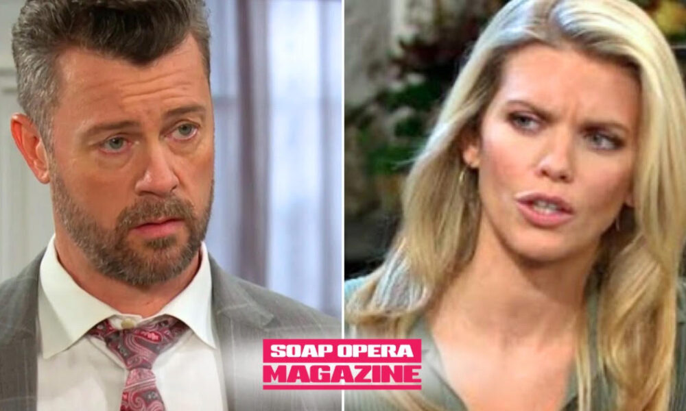 EJ DiMera faces questions from Cat Greene on Days of Our Lives Spoilers