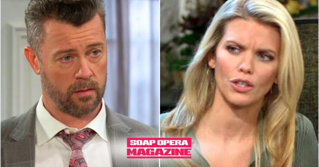 EJ DiMera faces questions from Cat Greene on Days of Our Lives Spoilers