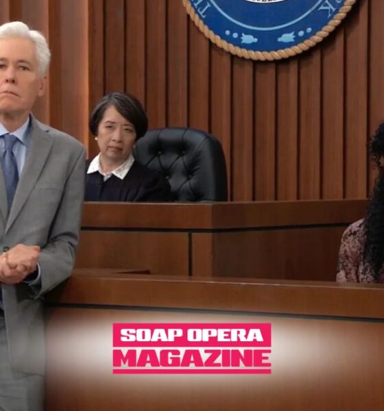 General Hospital Spoilers (GH Spoilers) Portia Robinson, Martin Grey at Curis Ashford's Trial.