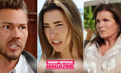Liam Spencer, Steffy Forrester Finnegan and Sheila Carter in the Bold and the Beautiful Spoilers custody speculation storyline