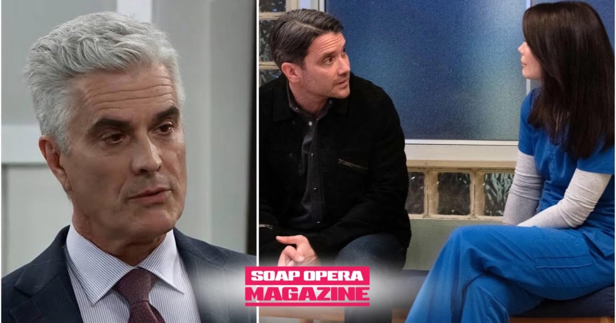 Ric Lansing watches Elizabeth Webber and Dante Falconeri grow close on General Hospital Spoilers
