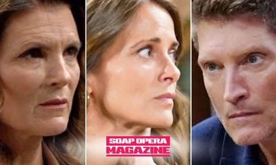 Sheila Carter smirks beside a frustrated Deacon Sharpe on The Bold and the Beautiful Spoilers