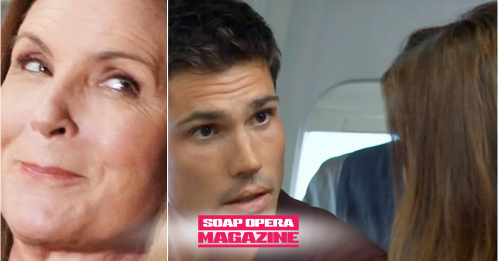 Sheila Carter spies on Finn and Steffy's Monaco chapel reunion on The Bold and the Beautiful Spoilers