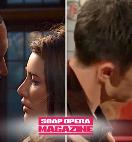 Steffy Forrester Finnegan in Carter Walton's arms before the fade to black on The Bold and the Beautiful Spoilers