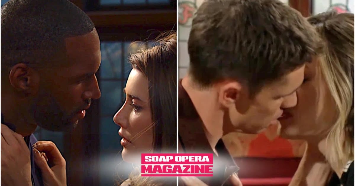 Steffy Forrester Finnegan in Carter Walton's arms before the fade to black on The Bold and the Beautiful Spoilers