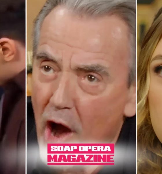Victor Newman glares as Victoria kisses Kyle Abbott on The Young and the Restless Spoilers
