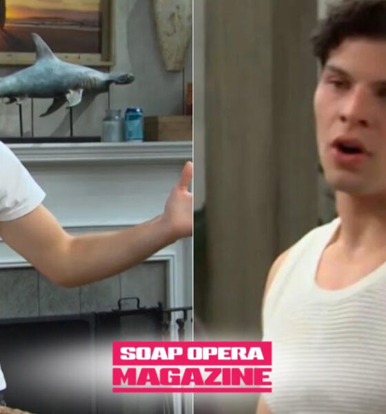 Will Spencer looks devastated near his motorcycle on The Bold and the Beautiful