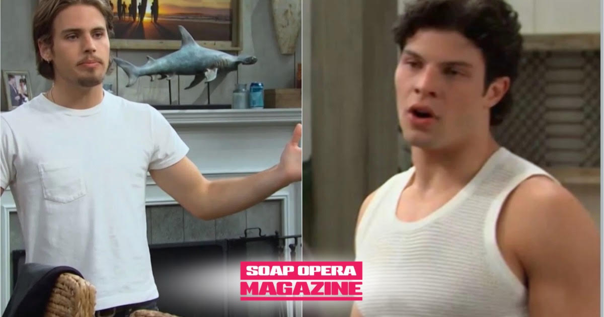 Will Spencer looks devastated near his motorcycle on The Bold and the Beautiful