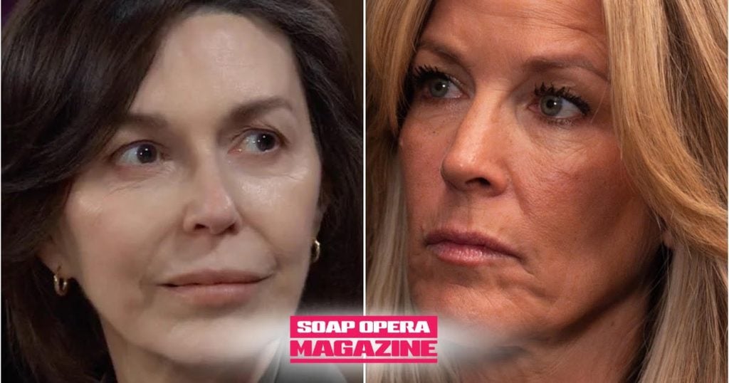 Anna Devane confesses to Valentin Cassadine as Carly Spencer arrives on General Hospital Spoilers