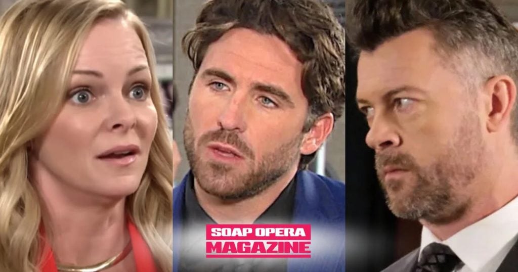 Belle Black and Chad DiMera make love for the first time on Days of Our Lives while EJ crashes their Italy trip