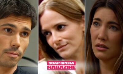 Taylor Hayes, Steffy Forrester and John Finn Finnegan on Bold and the Beautiful