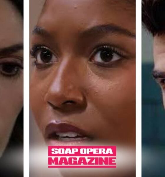 Brook Lynn Quartermaine breaks down in front of Trina Robinson and Harrison Chase on General Hospital