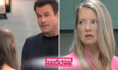 Willow Cain blindsided by Drew Cain in her congressional office on General Hospital