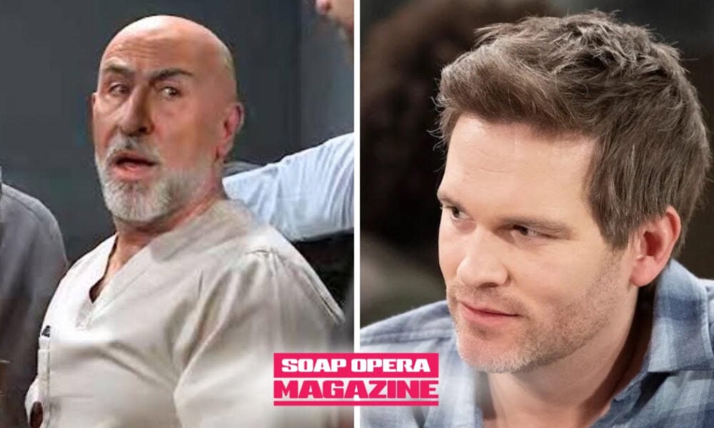 Jenz Sidwell (Carlo Rota) plots his next move after the Pentonville beating on General Hospital