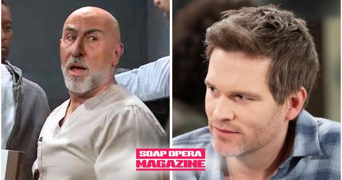 Jenz Sidwell (Carlo Rota) plots his next move after the Pentonville beating on General Hospital