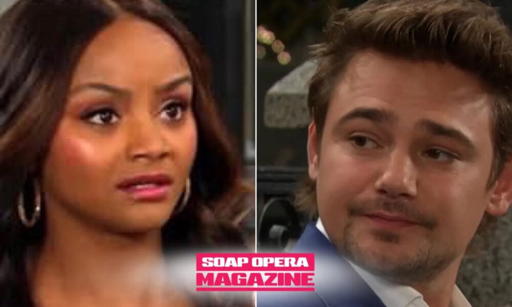 Johnny DiMera (Carson Boatman), guilty on the phone, is overheard by his wife Chanel DiMera (Raven Bowens) in Days of Our Lives spoilers for the week of September 28, 2026