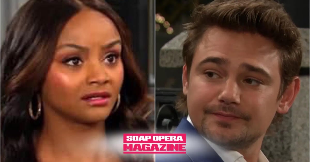 Johnny DiMera (Carson Boatman), guilty on the phone, is overheard by his wife Chanel DiMera (Raven Bowens) in Days of Our Lives spoilers for the week of September 28, 2026
