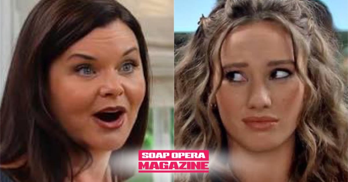 Katie Logan Spencer confronts Melissa Dylan about Luna's death on The Bold and the Beautiful
