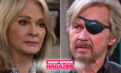 Marlena Evans (Deidre Hall) begs family friend Steve Johnson (Stephen Nichols) to keep a birth certificate secret in Days of Our Lives spoilers