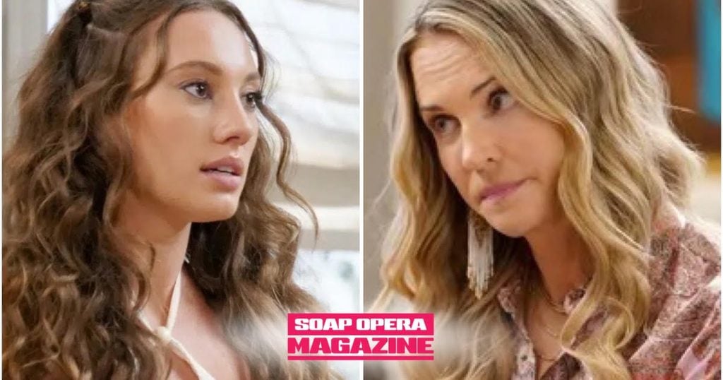 Melissa Dylan stuns her mother Darcy Dylan with a secret from her past on The Bold and the Beautiful September 8 2026
