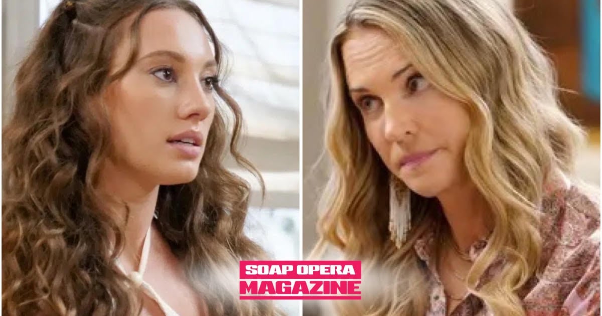 Melissa Dylan stuns her mother Darcy Dylan with a secret from her past on The Bold and the Beautiful September 8 2026