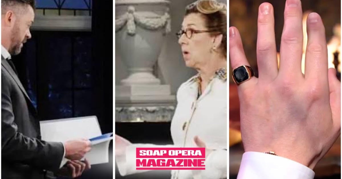 Rita Lesley and EJ DiMera in the Days of Our Lives September 8, 2026 Stefano ring spoilers