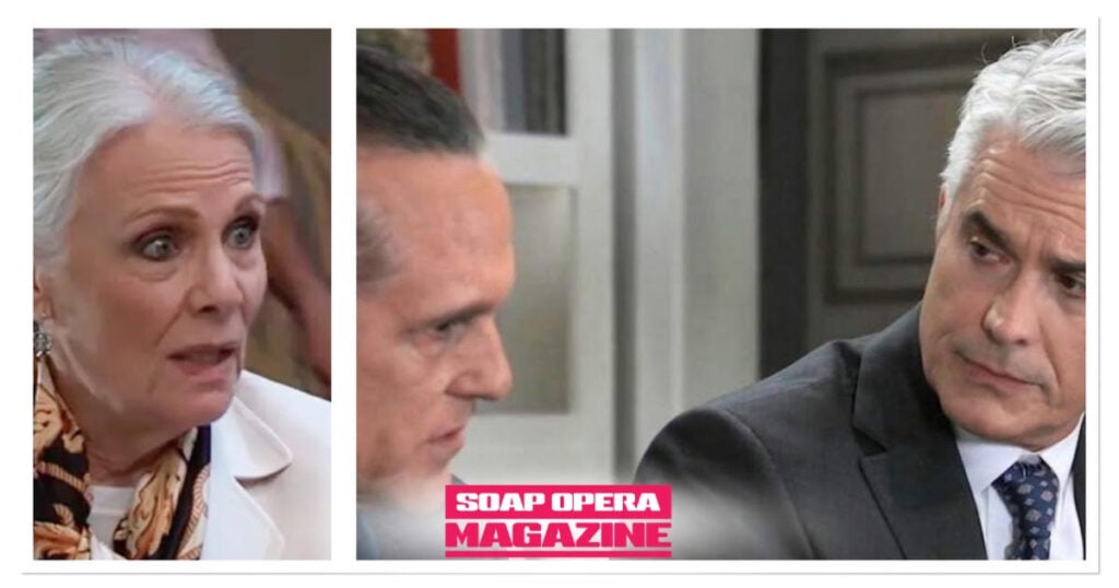 Sonny Corinthos plots with Ric Lansing on General Hospital