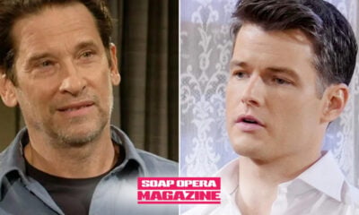 Young and the Restless spoilers, Matt Clark stares down a nervous Kyle Abbott as Victoria Newman hides at the motel