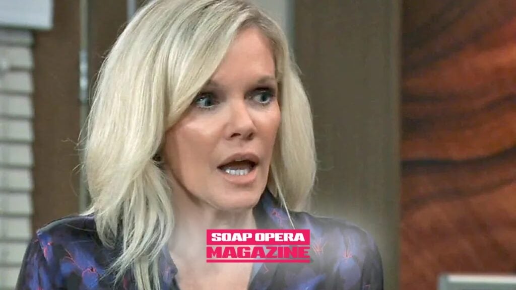 Ava Jerome (Maura West) looks shocked on General Hospital