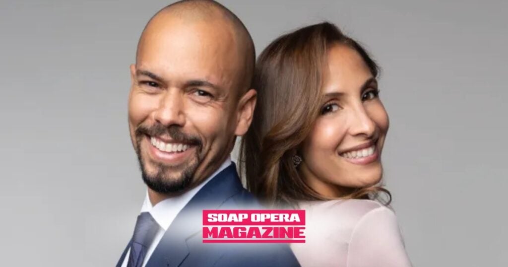 Beyond the Gates Comings and Goings (BTG Comings and Goings) Bryton James & Christel Khalil as Devon Winters & Lily Winters (2)