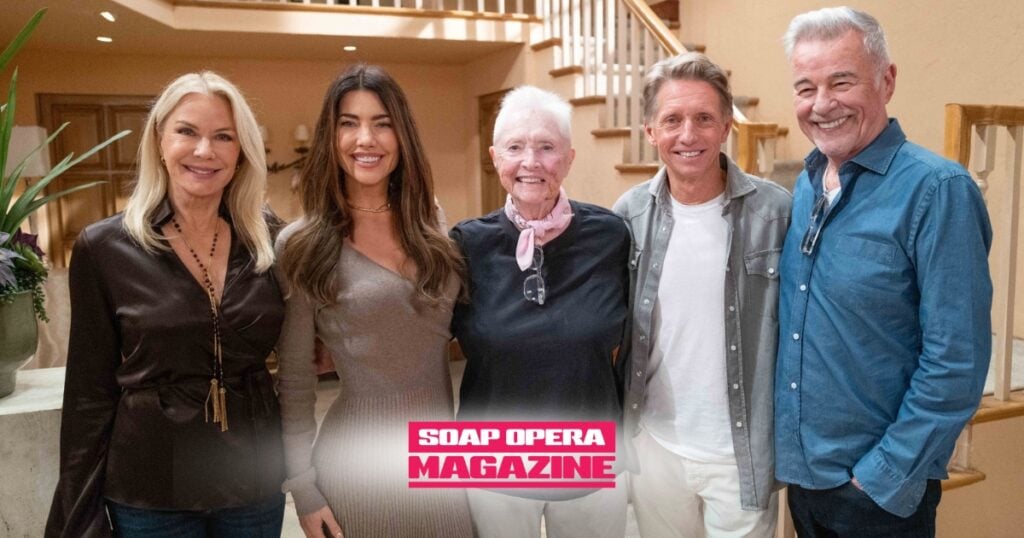 Bold and the Beautiful (B&B) Katherine Kelly Lang, Jacqueline MacInnes Wood, Susan Flannery, Bradley Bell, and Ian Buchanan