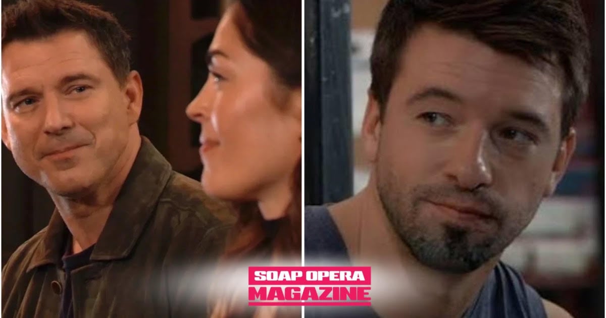 Britt Westbourne (Kelly Thiebaud), Jude (Wil Traval) and Hudson (Troy Lennon Appel) as Britt takes Jude's deal while questions grow about who he really is on General Hospital