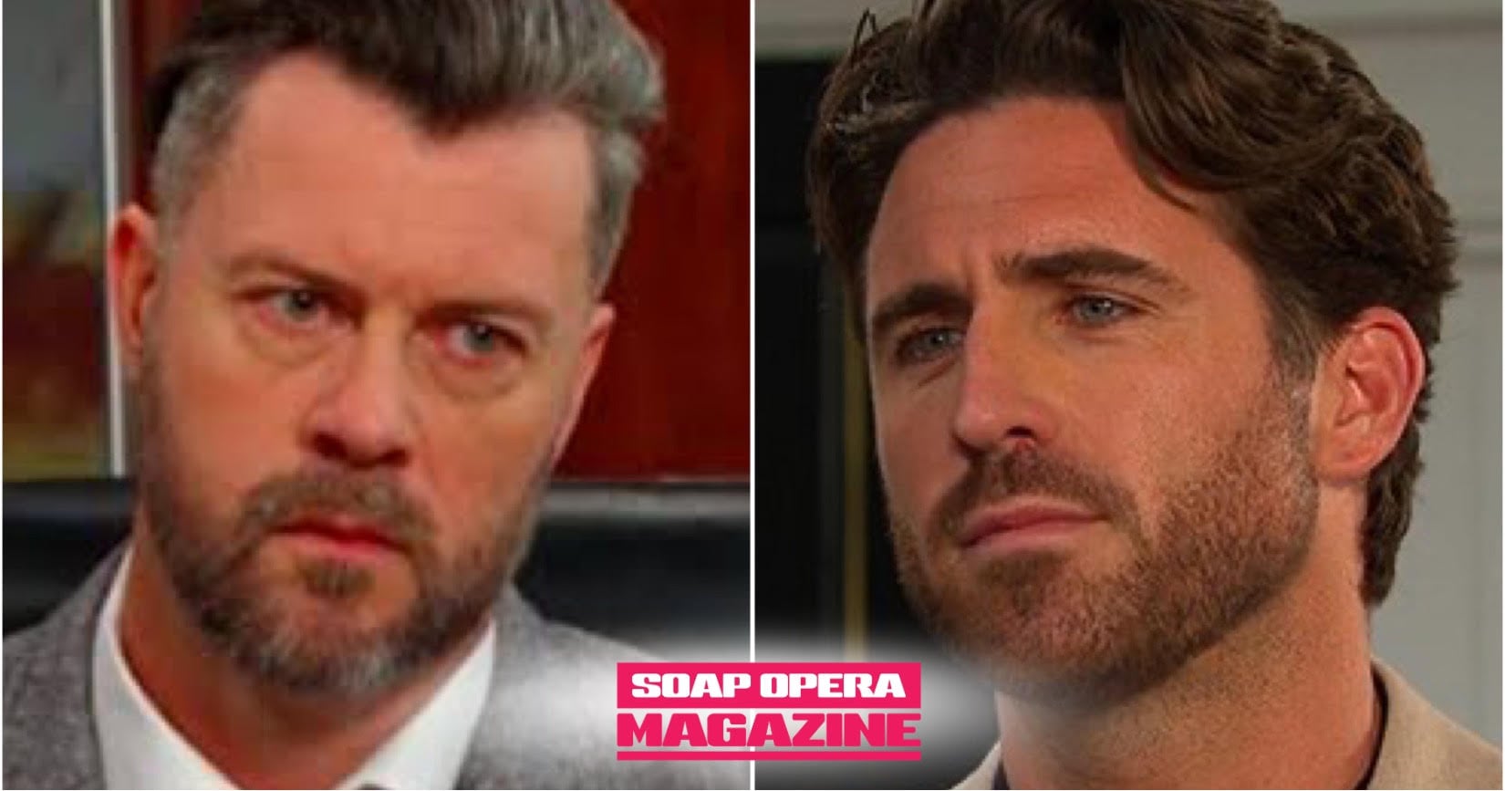 Chad DiMera (Conner Floyd), EJ DiMera (Dan Feuerriegel) and Belle Black (Martha Madison) as EJ says Dominic Marino may be their brother in Days of Our Lives spoilers, October 13, 2026