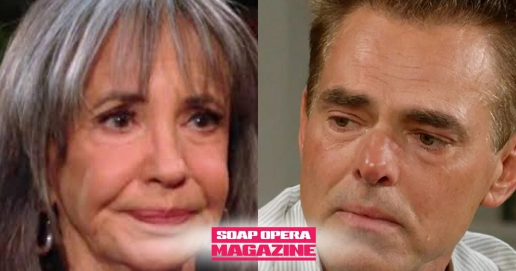 Young and the Restless spoilers, Jill Abbott (Jess Walton) and Billy Abbott (Jason Thompson) as Snapper calls about her heart