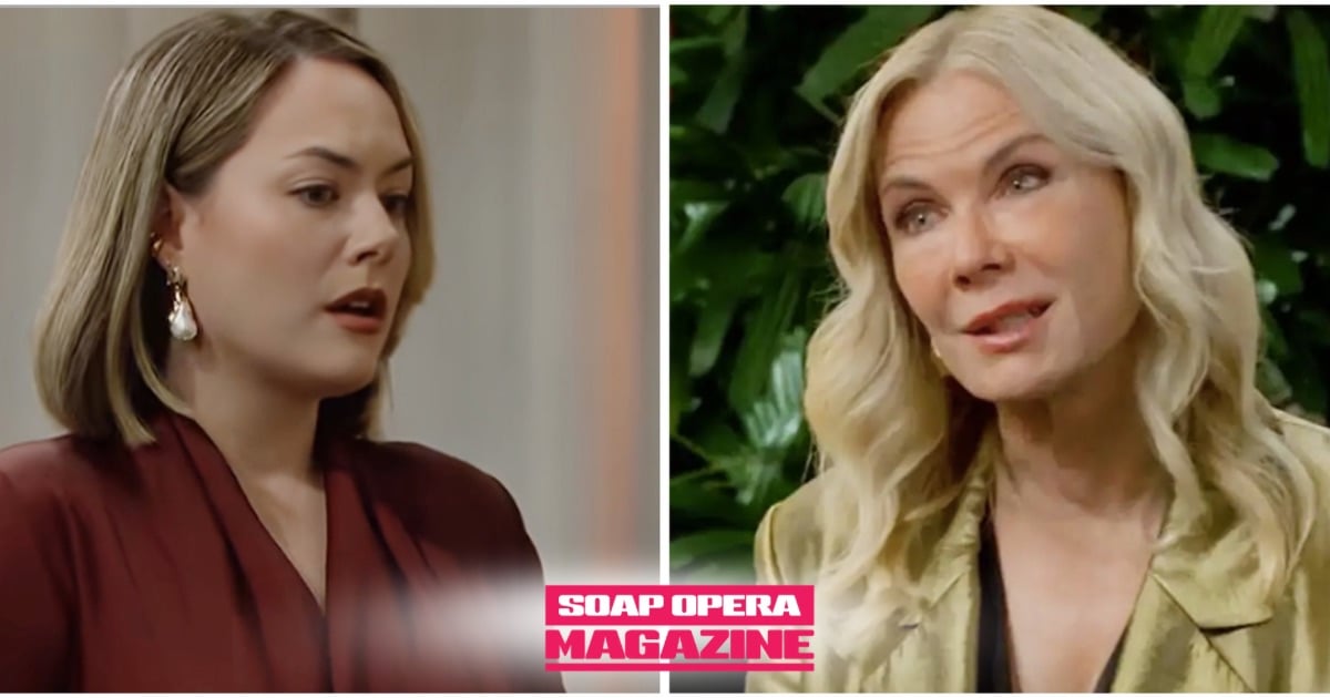 Hope Logan Spencer and Brooke Logan on Bold and the Beautiful