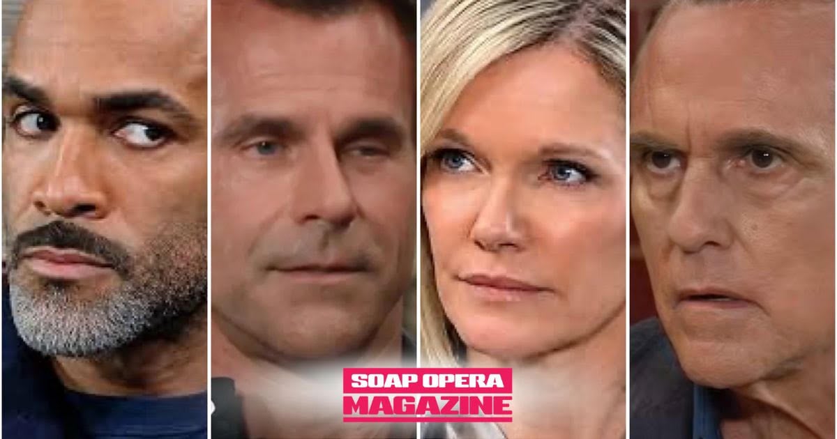 Curtis Ashford, Drew Cain, Ava Jerome and Sonny Corinthos as Curtis trusts Drew to make Sonny pay for the Pentonville attack Drew and Ava set up on General Hospital