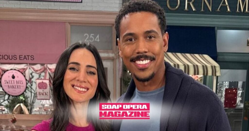 DAYS Spoilers Tajh Bellows as Theo Carver & Cherie Jimenez as Gabi Hernandez (2)