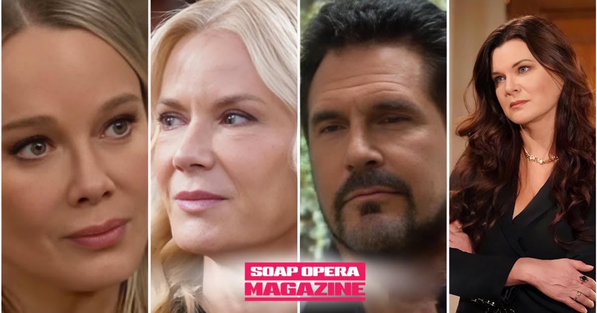 Donna Logan, Brooke Logan, Bill Spencer and Katie Logan Spencer on Bold and the Beautiful