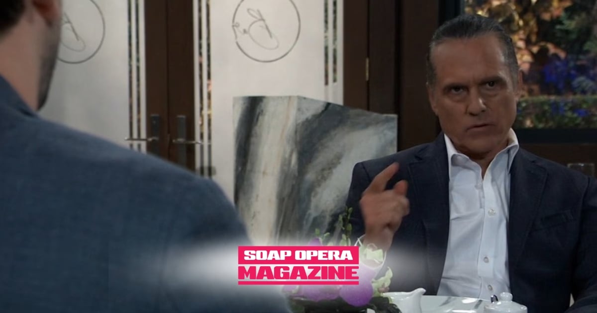 Hudson Parker and Sonny Corinthos on General Hospital