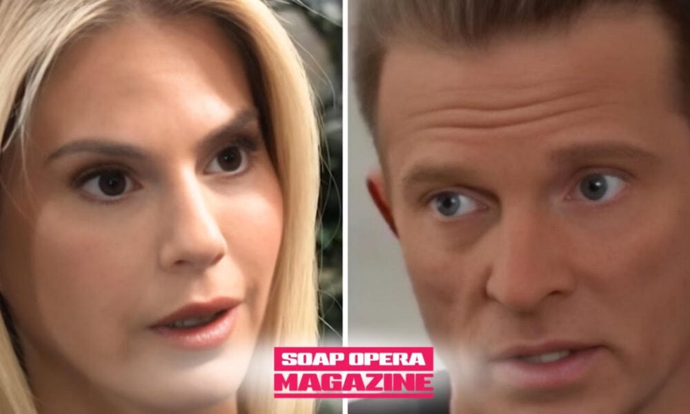 Jason Morgan (Steve Burton) and Serena Baldwin (Kelly Kruger) after the Quartermaine rooftop rescue that has General Hospital fans asking about a romance