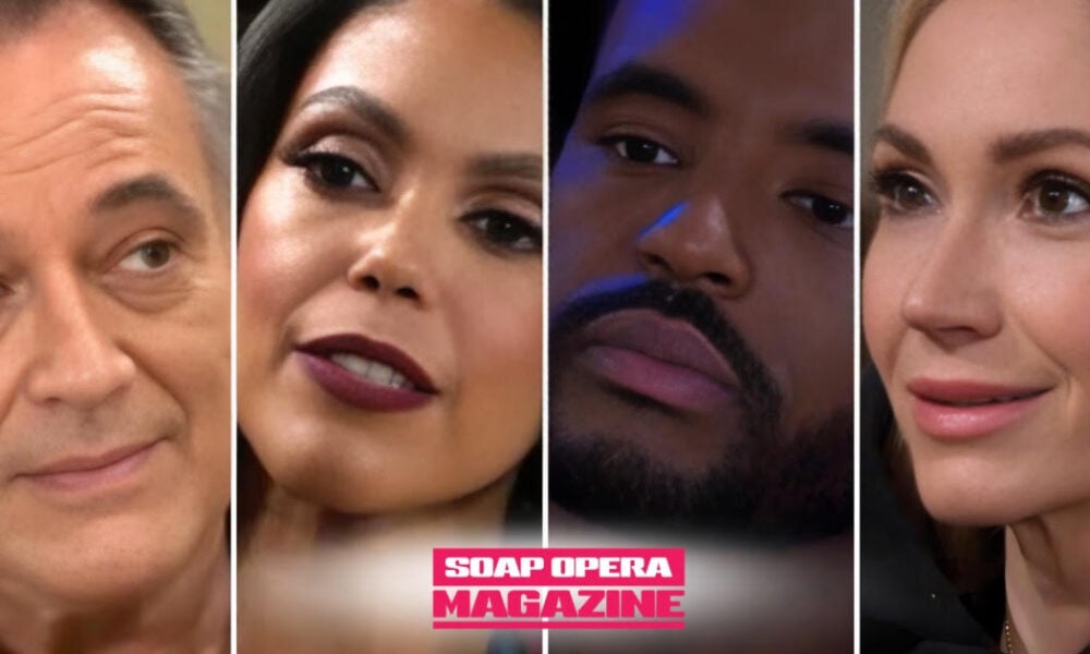 Joey Armstrong (Jon Lindstrom), Dani Dupree (Karla Mosley), Andre Richardson (Sean Freeman) and Heather Armstrong (Ashley Jones) on Beyond the Gates